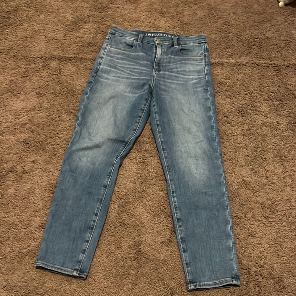 AEO curvy super Hi-rise jegging crop jeans